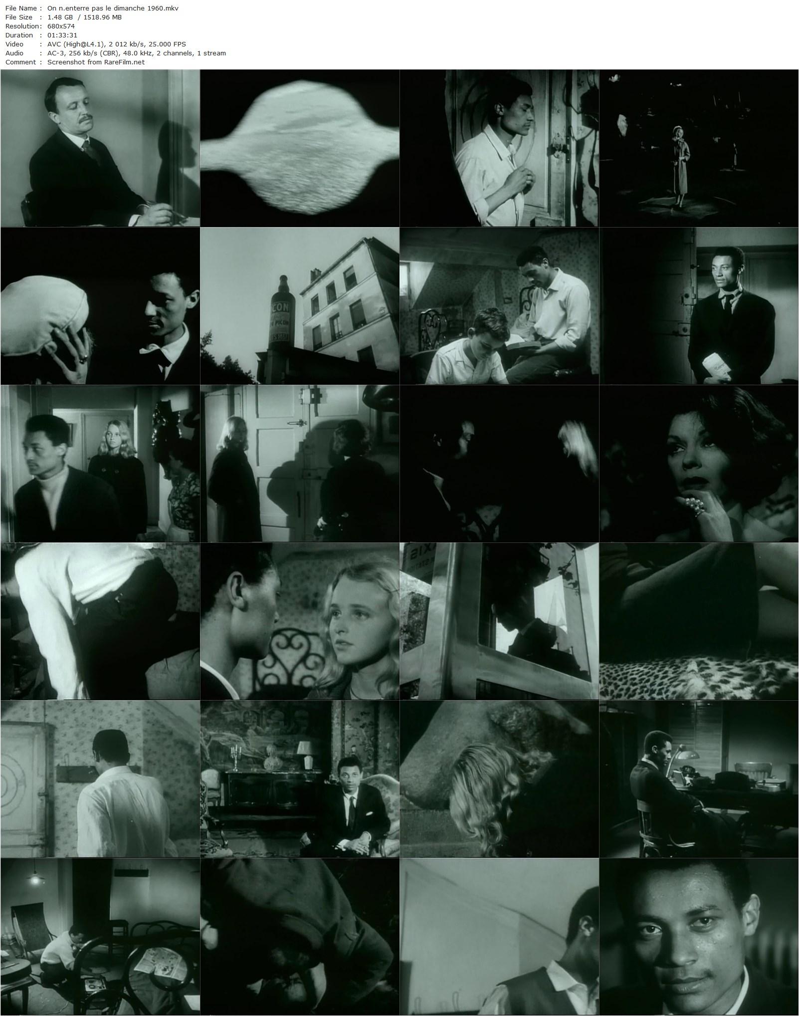 One Does Not Bury Sunday (1960) Michel Drach, Philippe Mory-poster