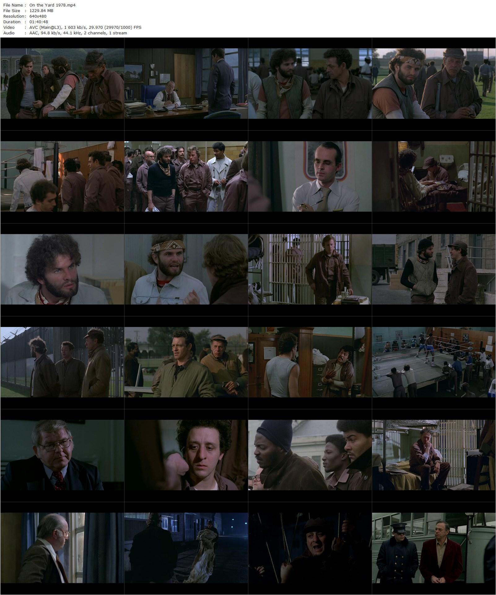 On the Yard (1978) Raphael D. Silver, John Heard, Thomas G. Waites, Mike Kellin-poster