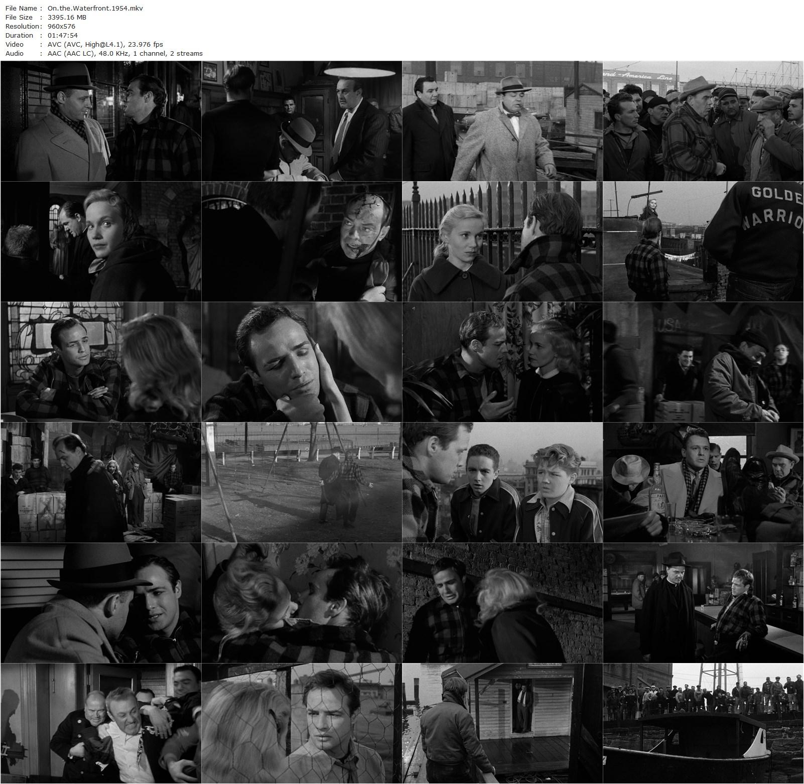 On the Waterfront (1954) Elia Kazan, Marlon Brando, Karl Malden, Lee J. Cobb-poster