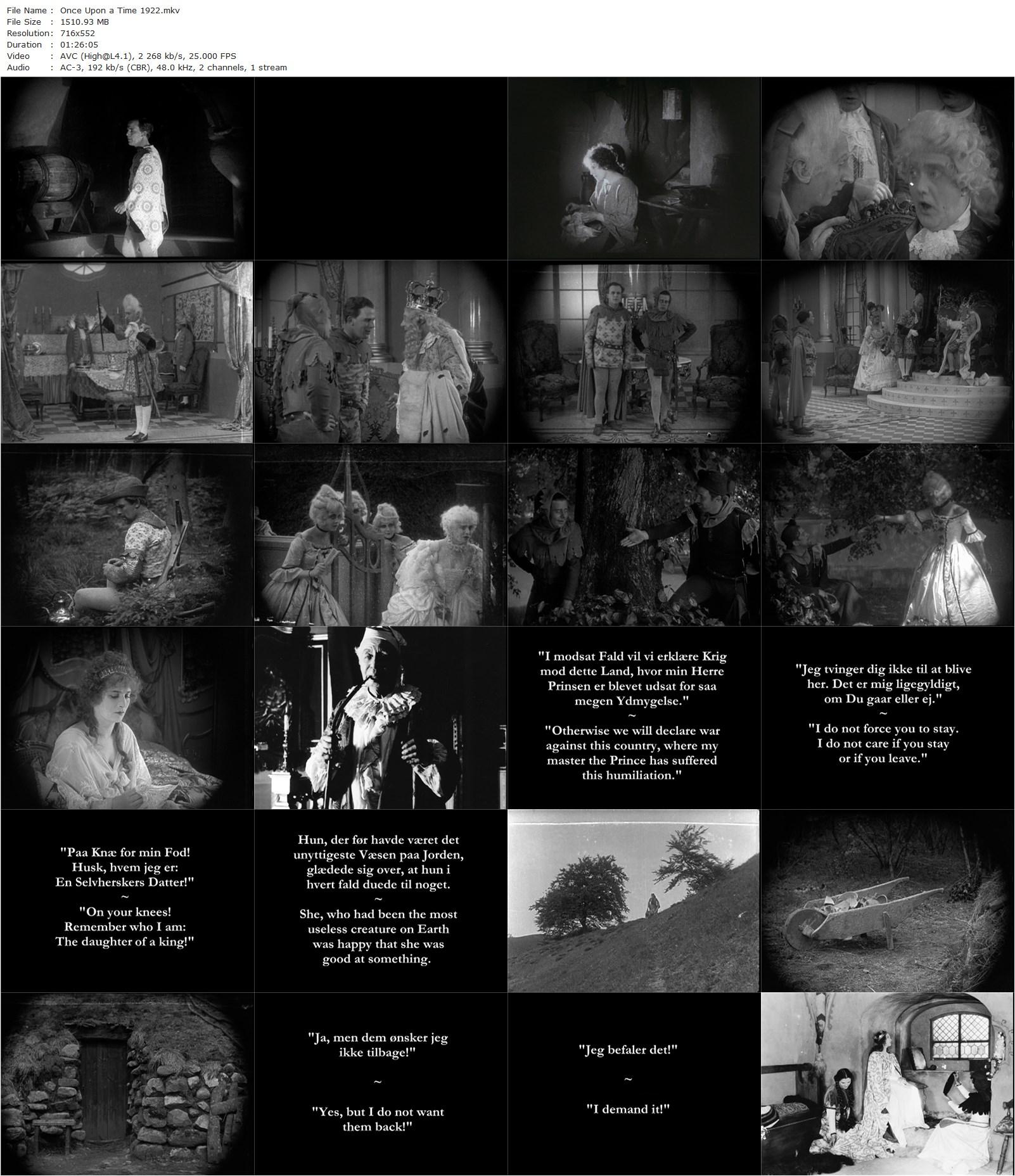 Once Upon a Time AKA Der var engang (1922) Carl Theodor Dreyer, Clara Pontoppidan, Svend Methling, Peter Jerndorff-poster