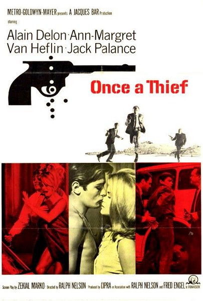Once a Thief (1965) Ralph Nelson, Alain Delon, Ann-Margret, Van Heflin
