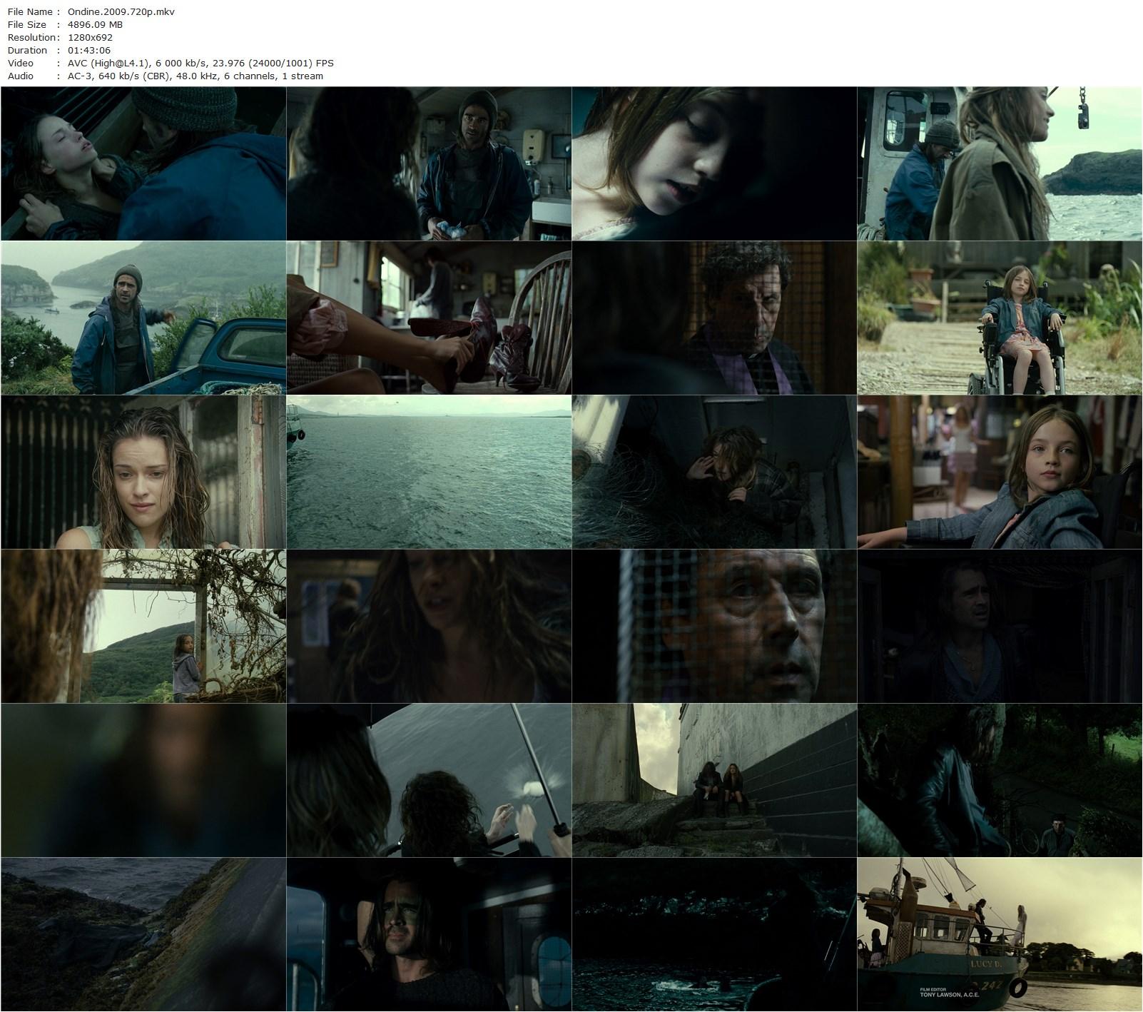 Ondine (2009) Neil Jordan, Colin Farrell, Alicja Bachleda, Dervla Kirwan-poster