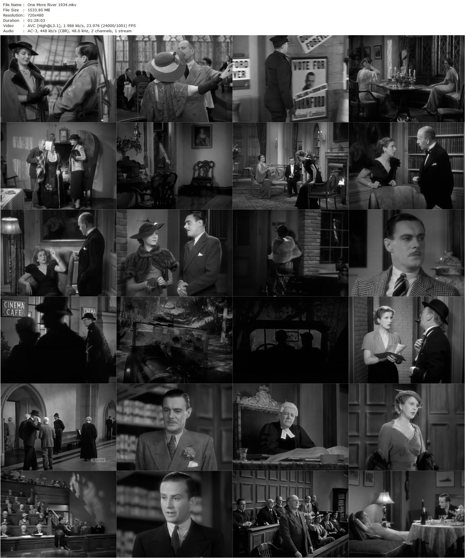 One More River (1934) James Whale, Diana Wynyard, Colin Clive, Frank Lawton-poster