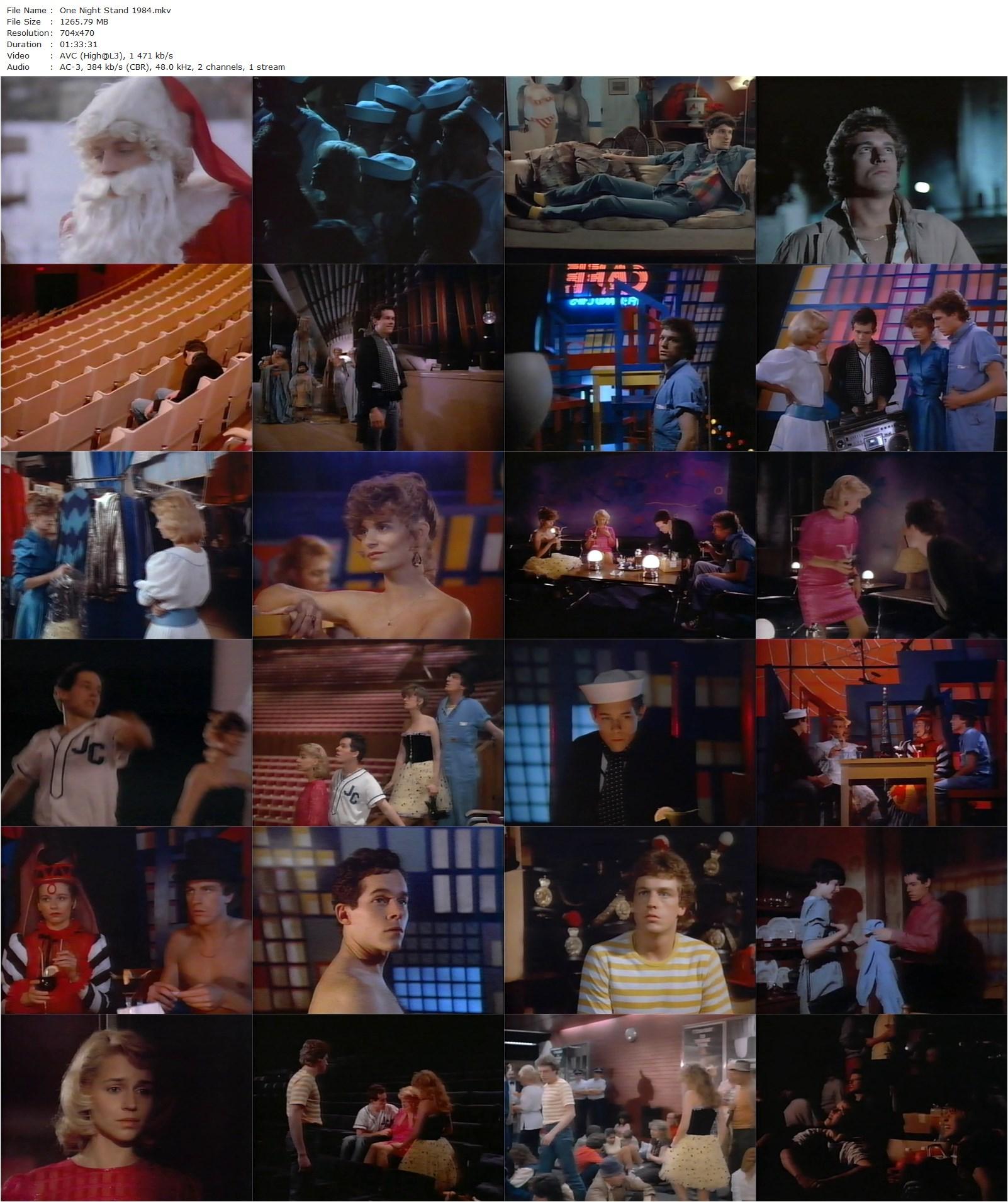 One Night Stand (1984) John Duigan, Tyler Coppin, Cassandra Delaney, Jay Hackett-poster