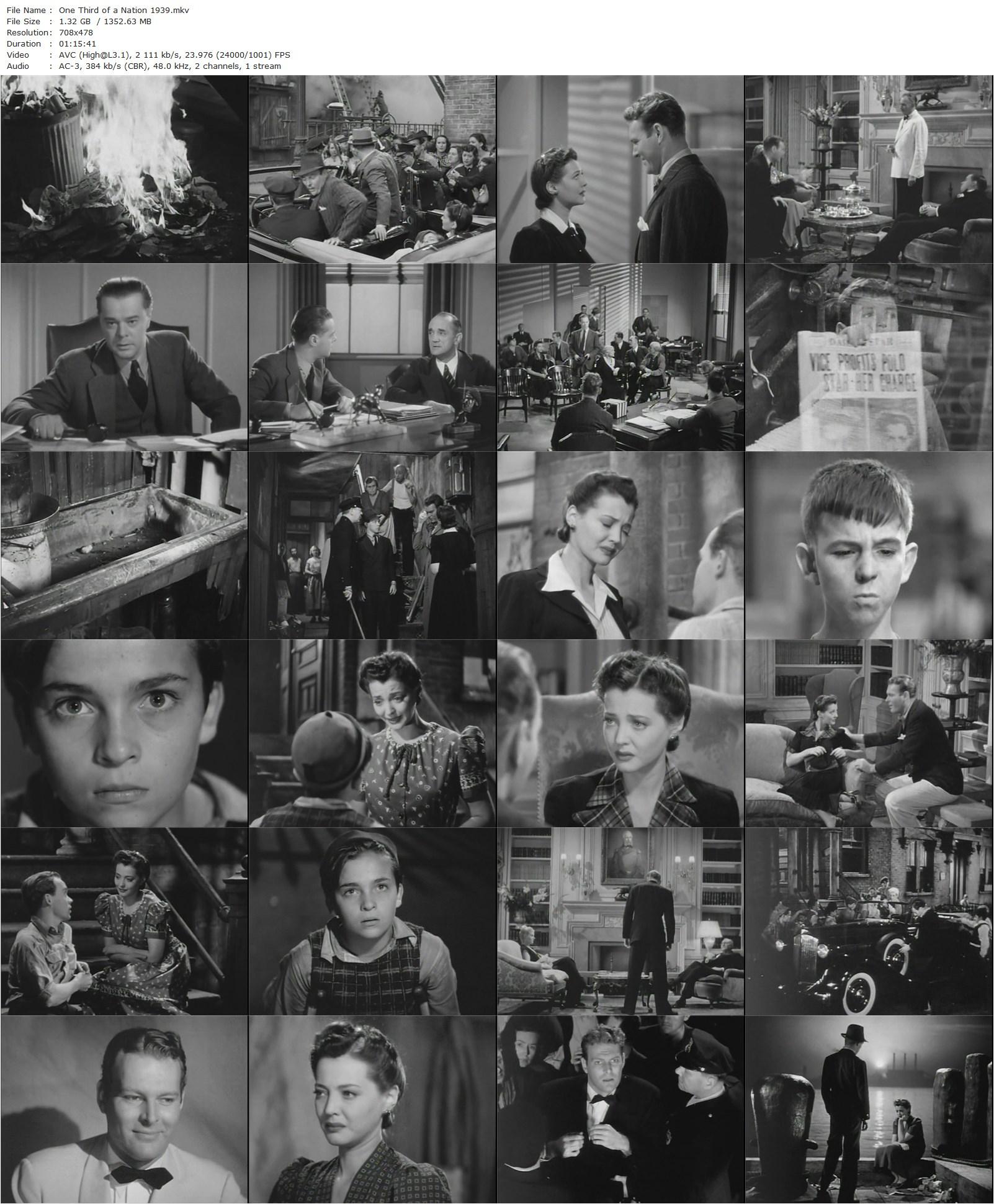 …One Third of a Nation… (1939) Dudley Murphy, Sylvia Sidney, Leif Erickson, Myron McCormick-poster