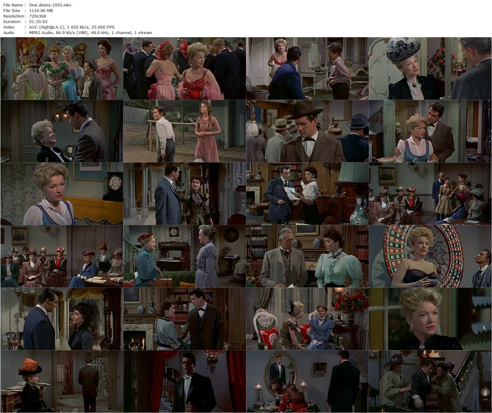 One Desire (1955) Jerry Hopper, Anne Baxter, Rock Hudson, Julie Adams-poster