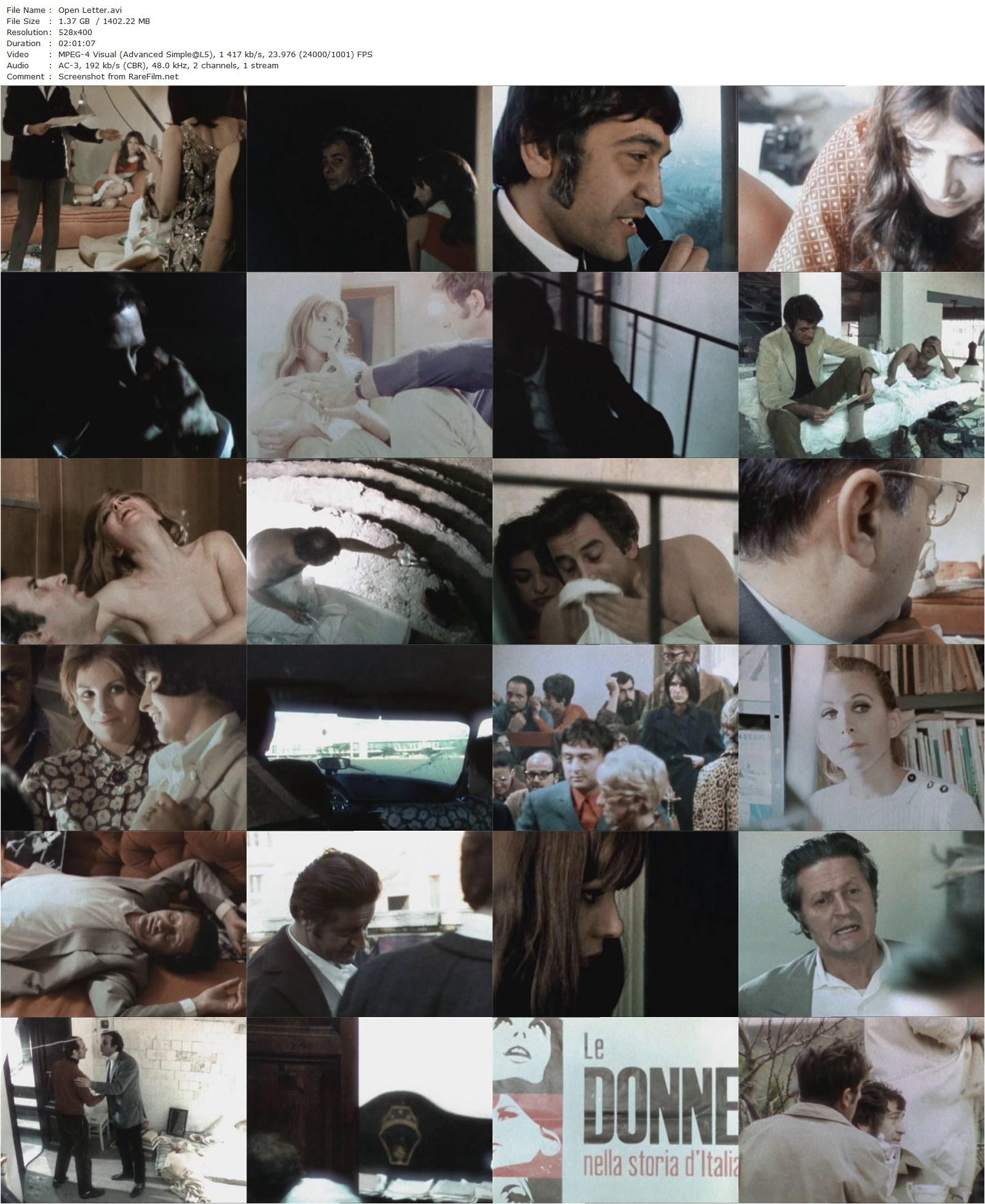 Open Letter to the Evening News (1970) Francesco Maselli-poster