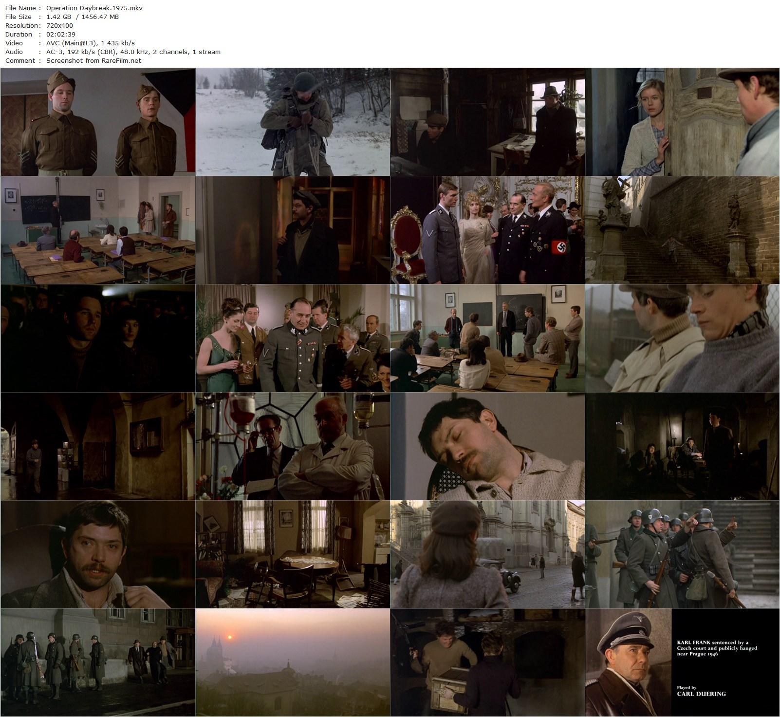 Operation: Daybreak (1975) Lewis Gilbert,  Timothy Bottoms, Martin Shaw, Joss Ackland-poster