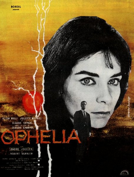 Ophélia (1963) Claude Chabrol, Alida Valli, Claude Cerval, André Jocelyn
