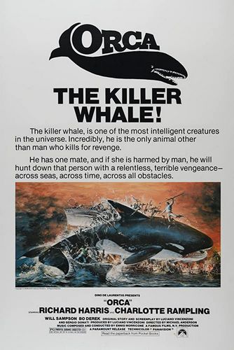Orca (1977) Michael Anderson, Richard Harris, Charlotte Rampling, Will Sampson