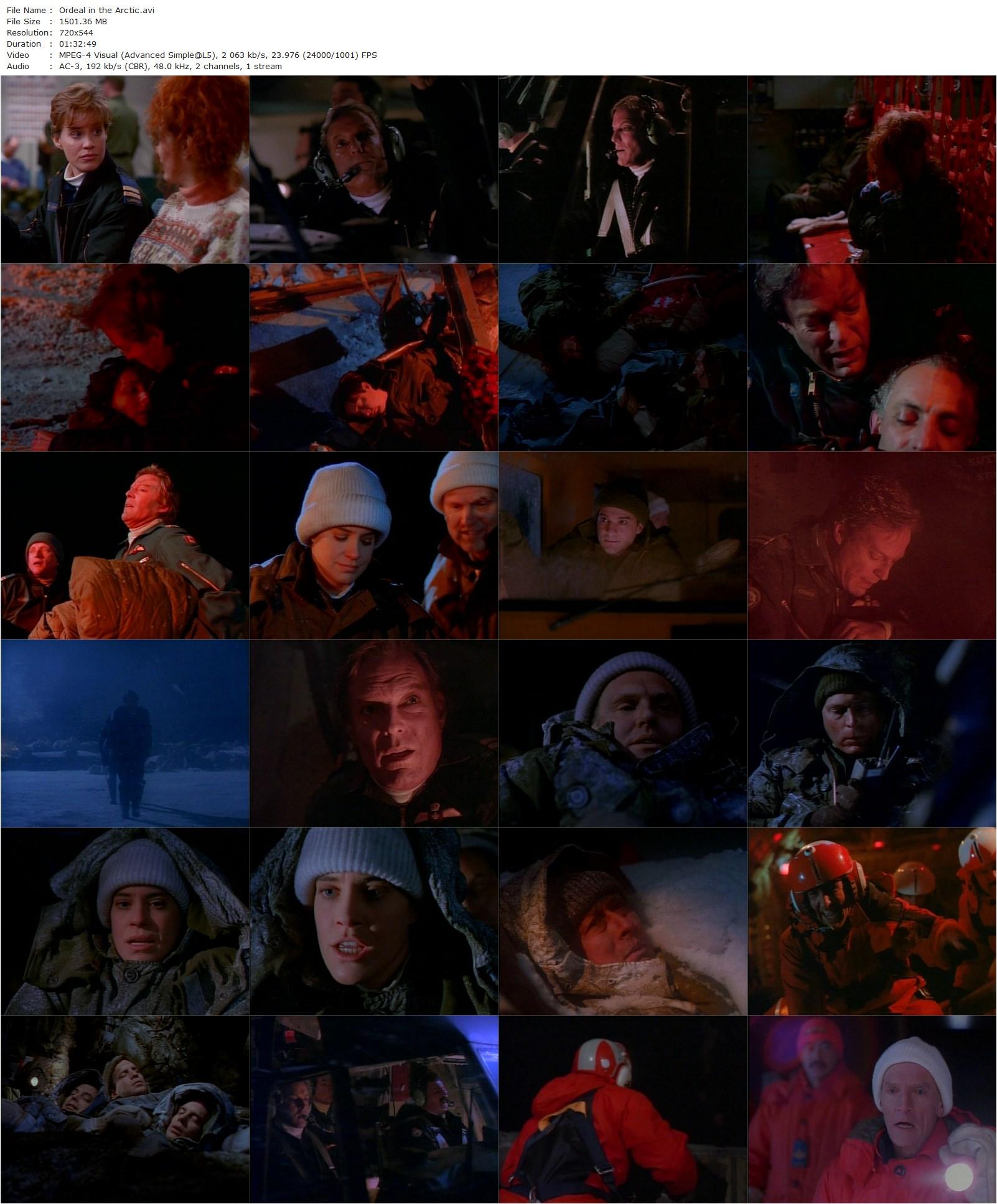 Ordeal in the Arctic (1993) Mark Sobel, Richard Chamberlain, Catherine Mary Stewart, Melanie Mayron-poster