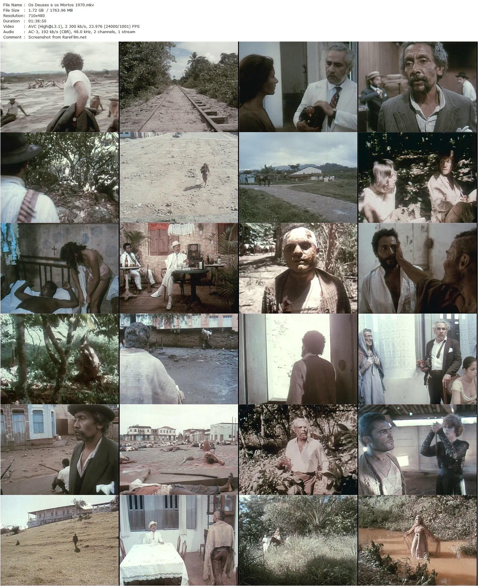 Of Gods and the Undead / Os Deuses e Os Mortos (1970) Ruy Guerra, Norma Bengell, Othon Bastos, Ítala Nandi-poster