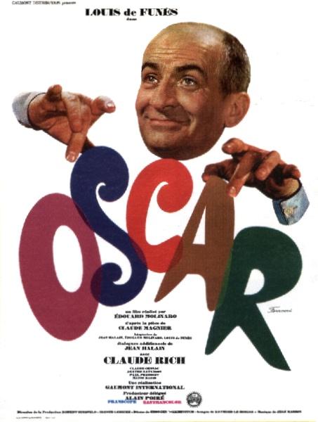 Oscar (1967) Édouard Molinaro, Louis de Funès, Claude Rich, Mario David