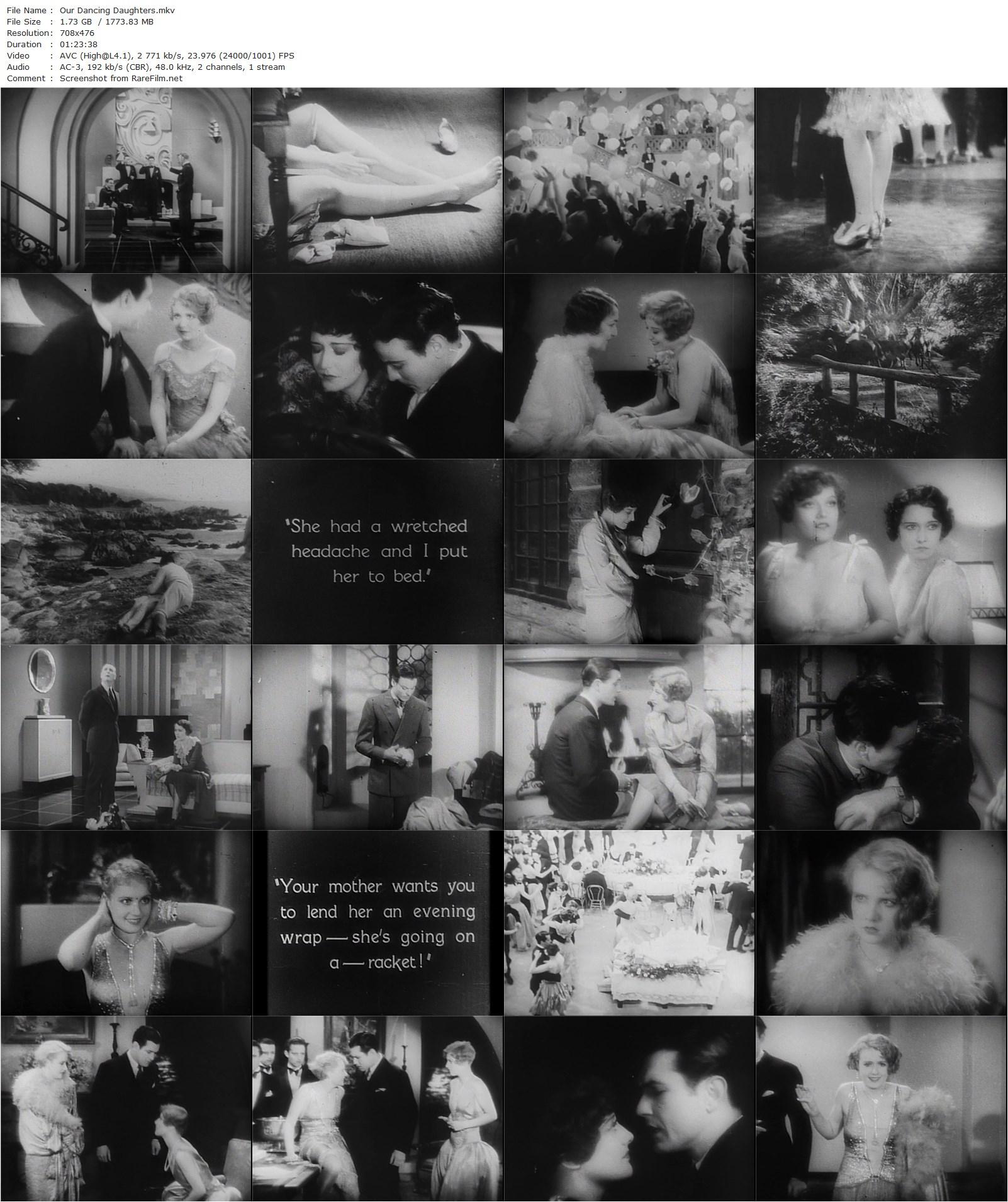 Our Dancing Daughters (1928) Harry Beaumont, Joan Crawford, Johnny Mack Brown, Nils Asther-poster