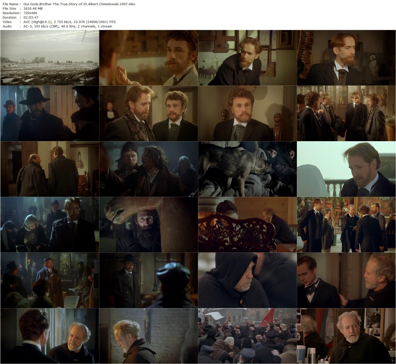 Our God’s Brother (1997) Krzysztof Zanussi, Scott Wilson, Christoph Waltz, Wojciech Pszoniak-poster