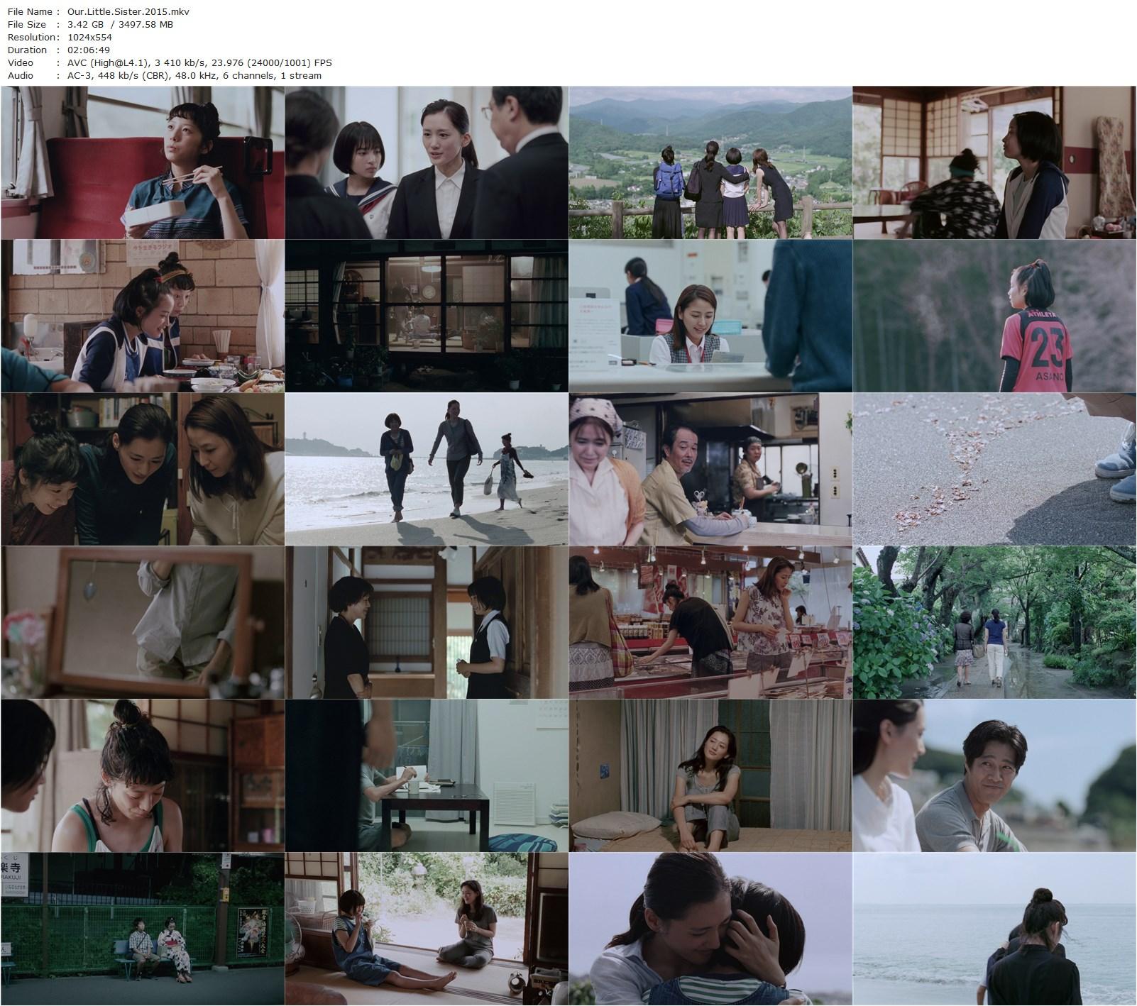 Our Little Sister AKA Umimachi Diary (2015) Hirokazu Koreeda, Haruka Ayase, Masami Nagasawa, Kaho-poster