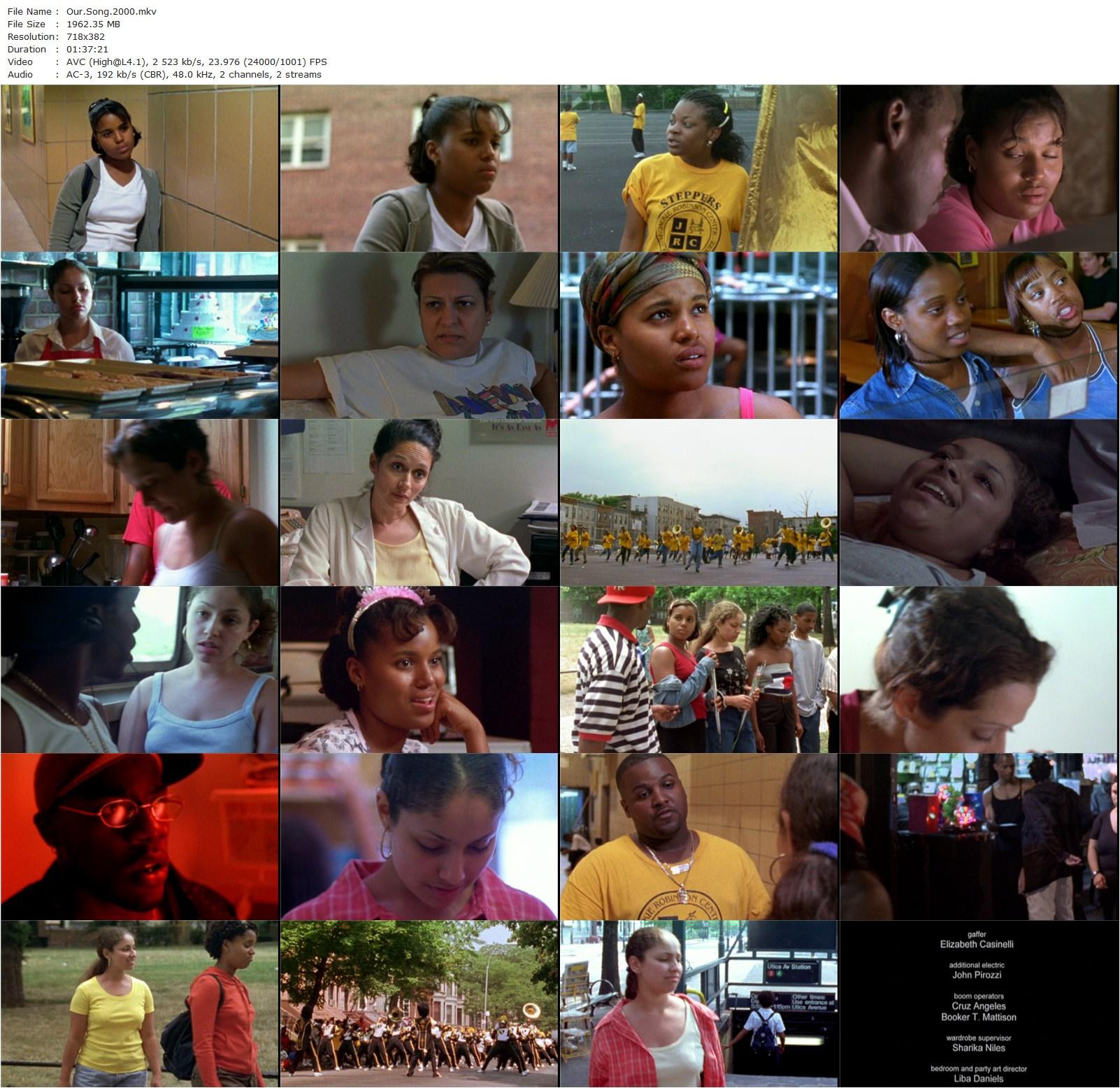 Our Song (2000) Jim McKay, Kerry Washington, Anna Simpson, Melissa Martinez-poster