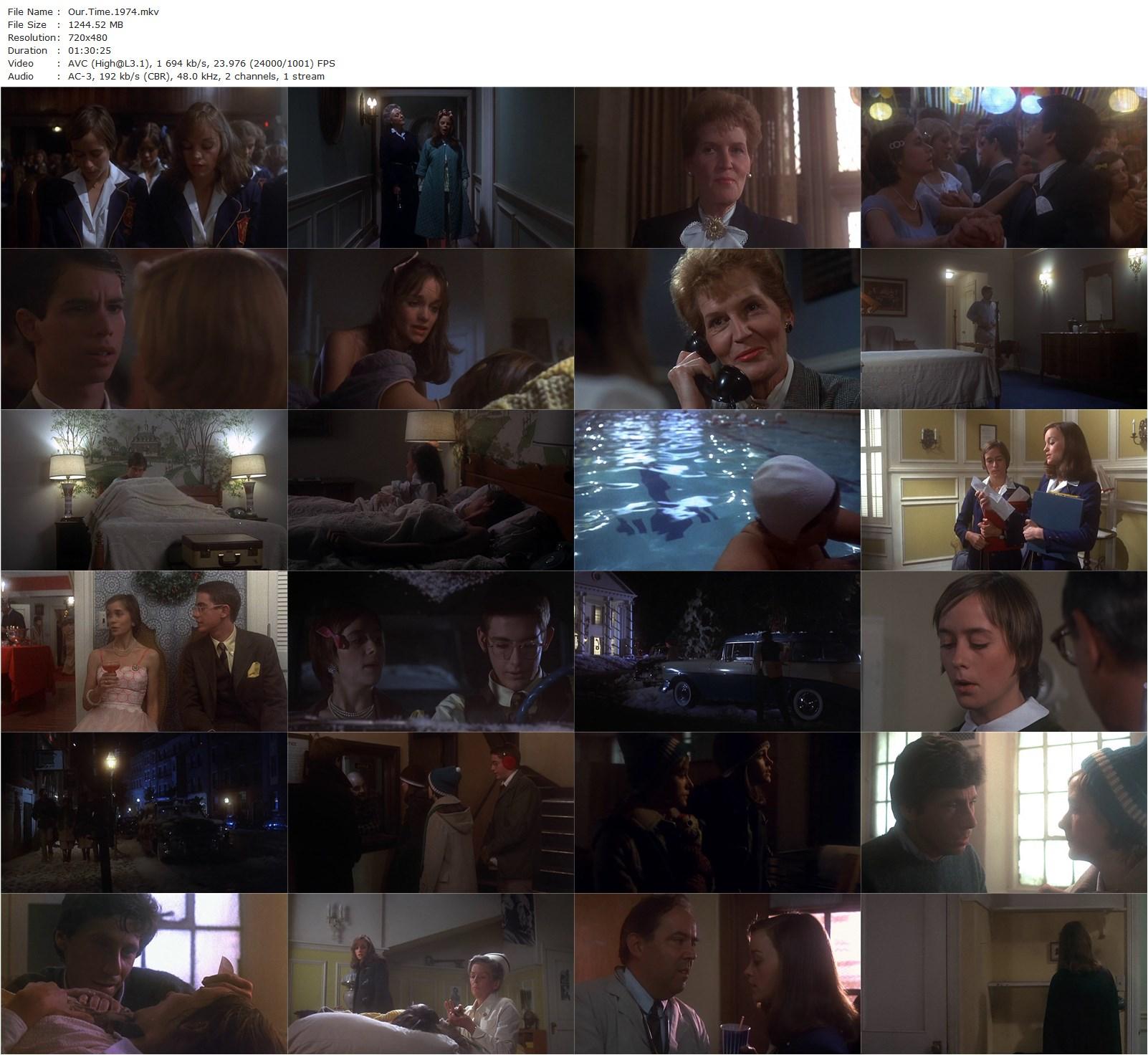 Our Time (1974) Peter Hyams, Pamela Sue Martin-poster