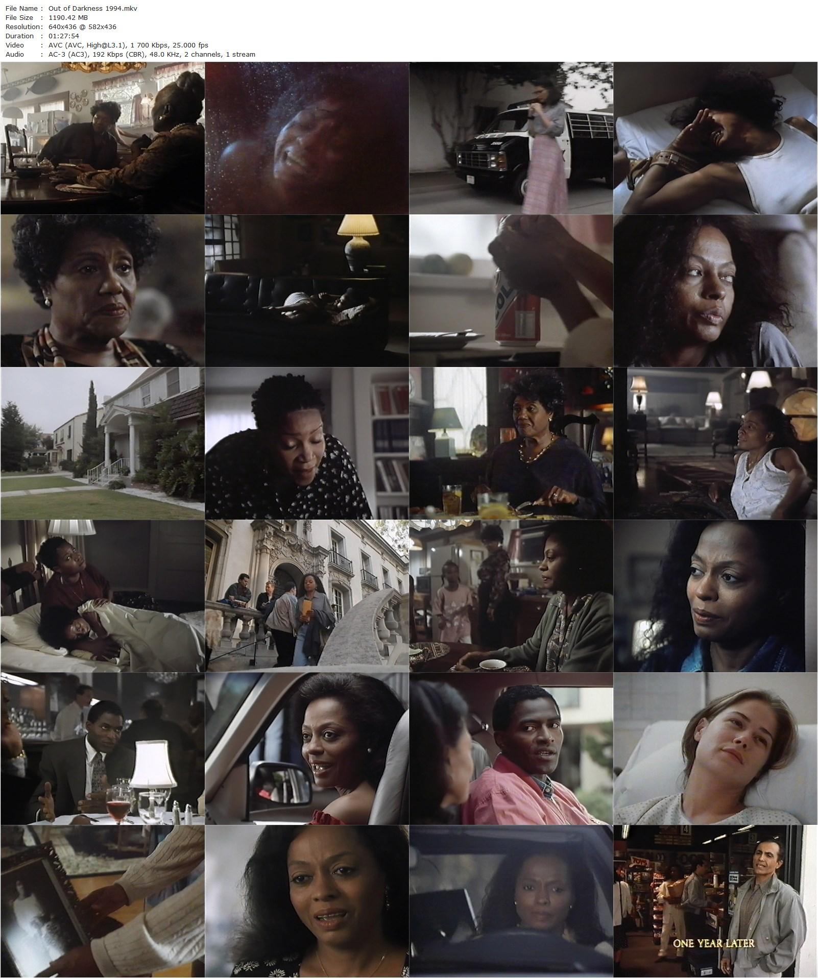 Out of Darkness (1994) Larry Elikann, Diana Ross, Ann Weldon, Rhonda Stubbins White-poster