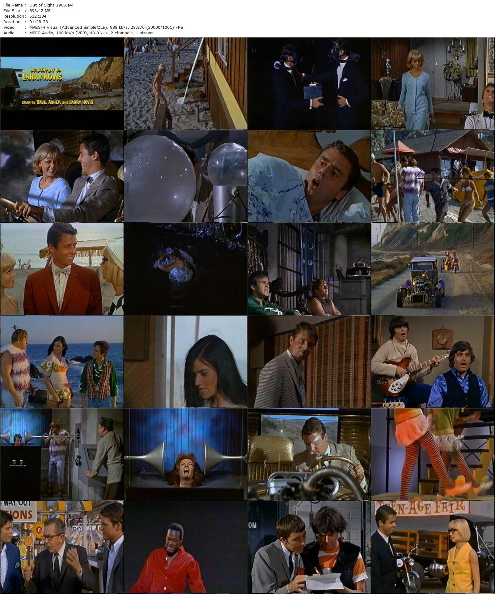 Out of Sight (1966) Lennie Weinrib, Jonathan Daly, Karen Jensen, Robert Pine-poster