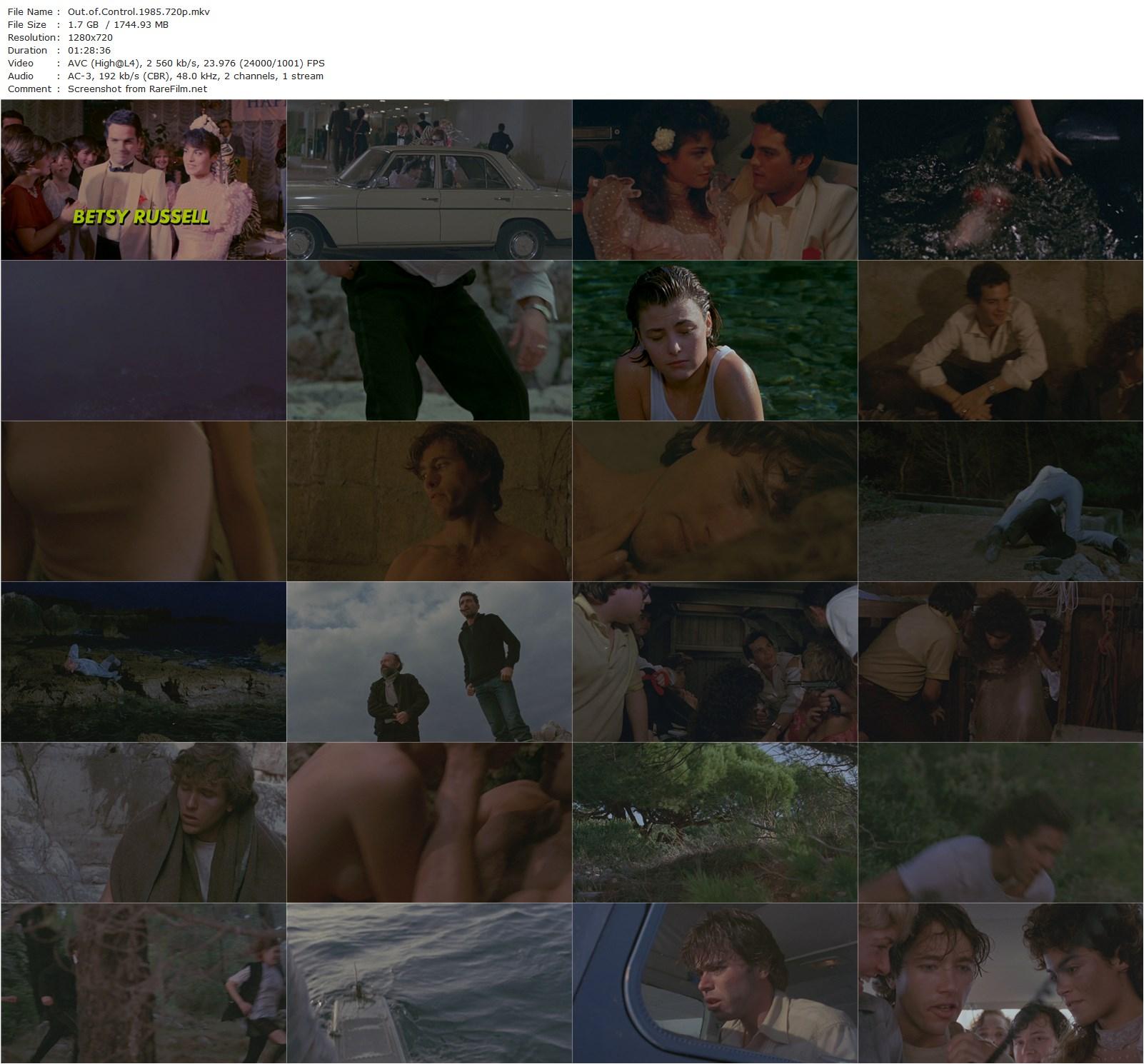 Out of Control (1984) Allan Holzman-poster