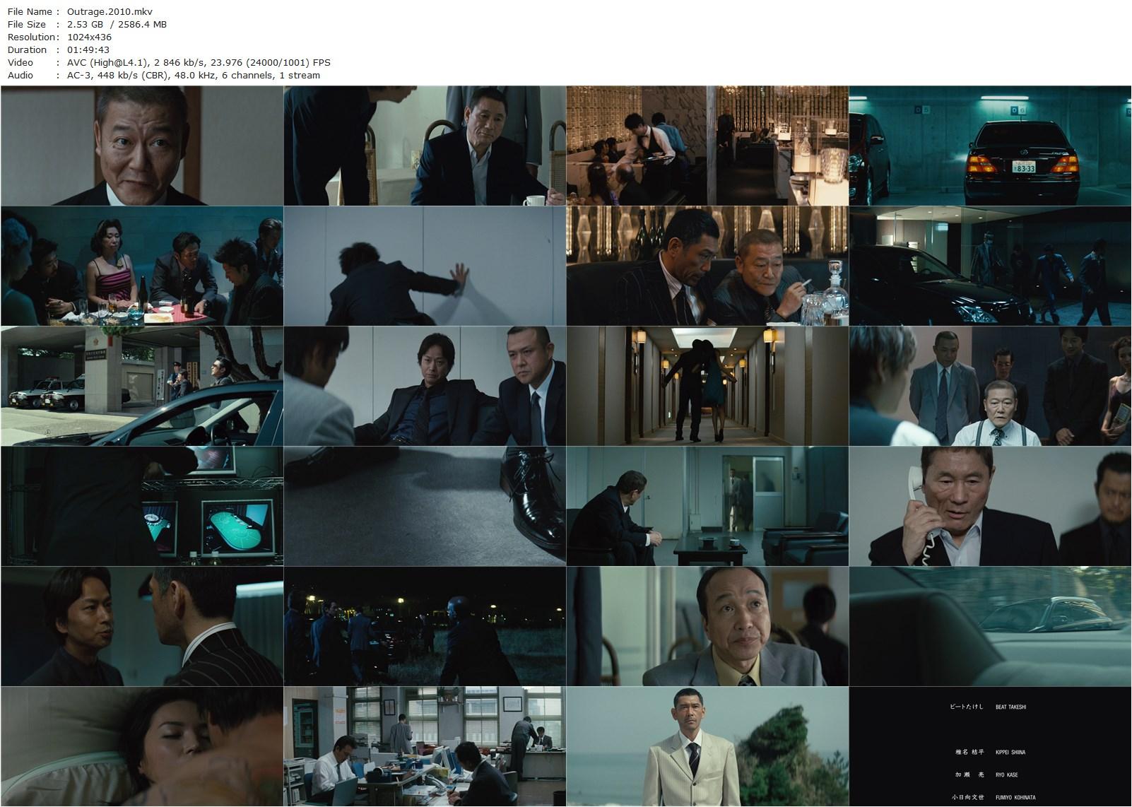 The Outrage / Autoreiji (2010) Takeshi Kitano-poster