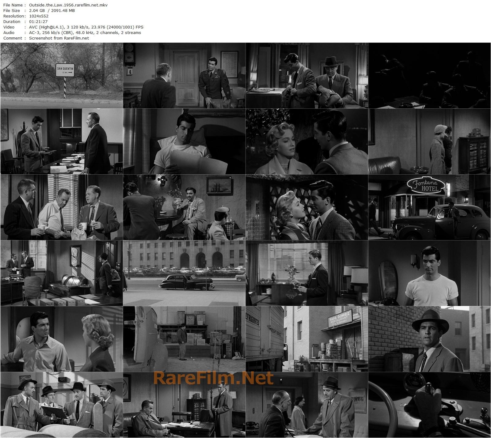 Outside the Law (1956) Jack Arnold, Ray Danton, Leigh Snowden, Grant Williams-poster