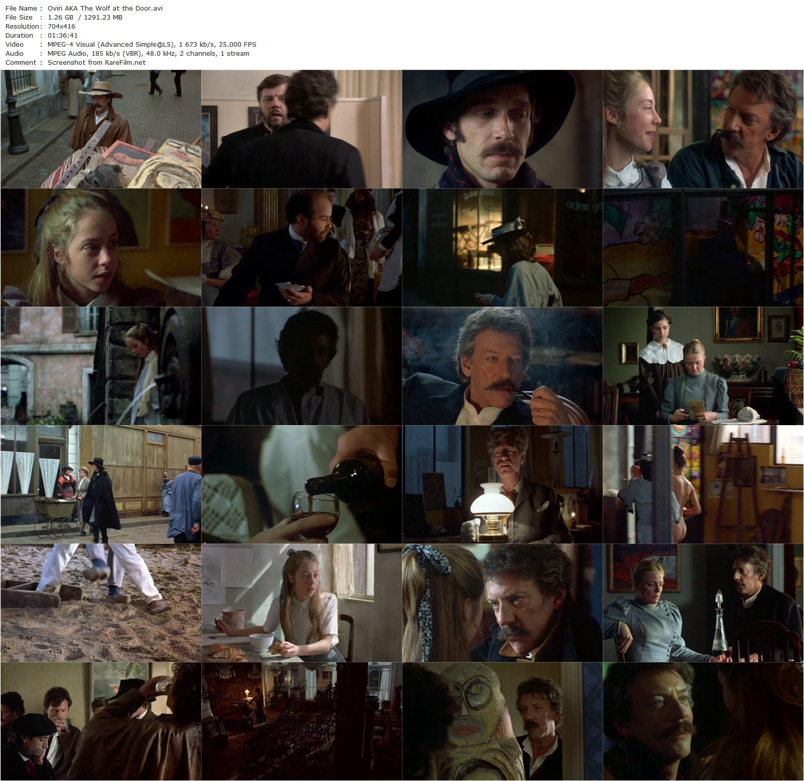 Oviri / The Wolf at the Door (1986) Henning Carlsen, Donald Sutherland, Max von Sydow, Jean Yanne-poster