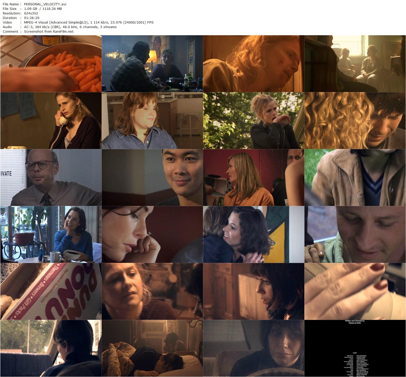 Personal Velocity: Three Portraits (2002) Rebecca Miller, Kyra Sedgwick, Parker Posey, Fairuza Balk-poster