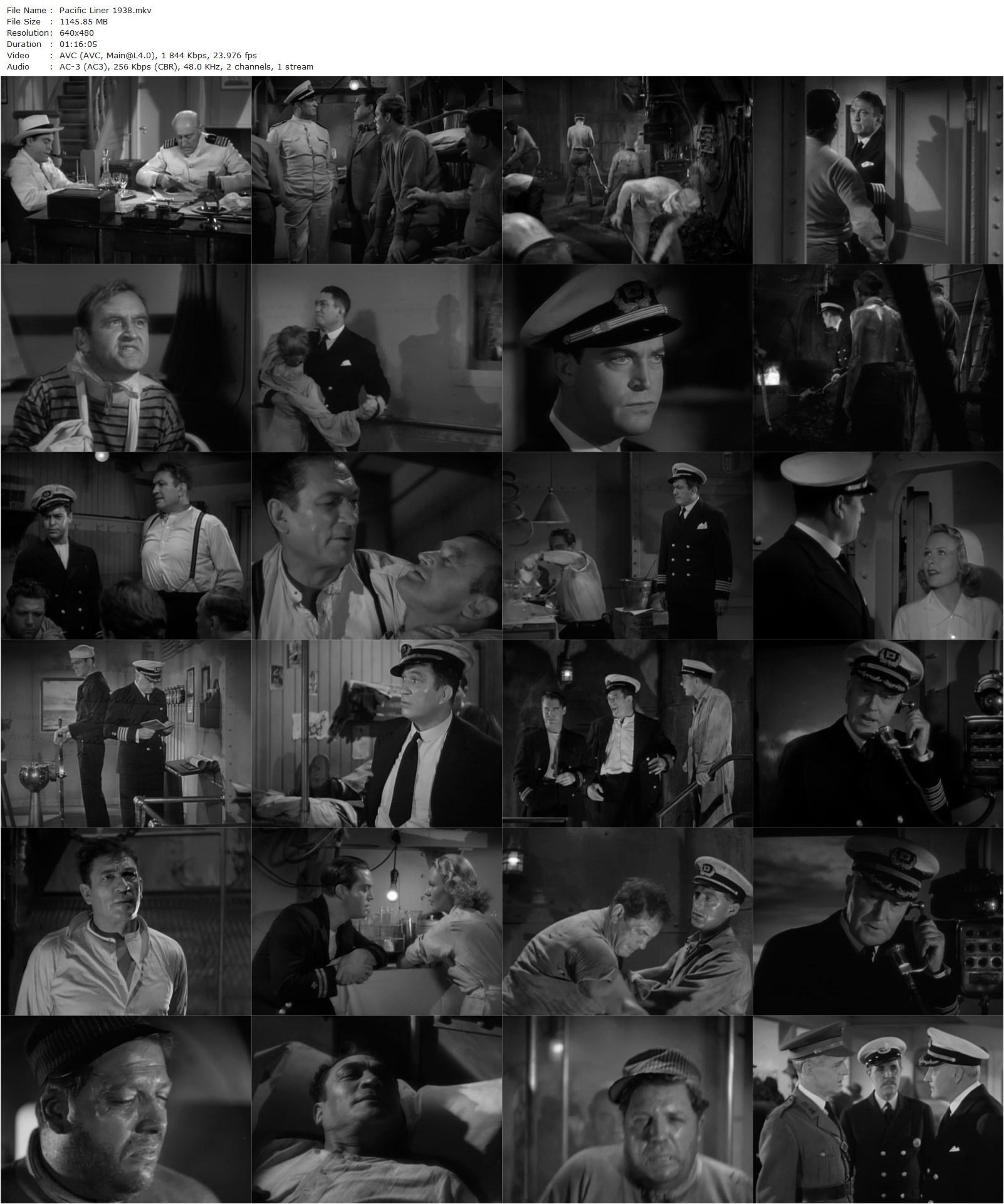 Pacific Liner (1939) Lew Landers, Victor McLaglen, Chester Morris, Wendy Barrie-poster