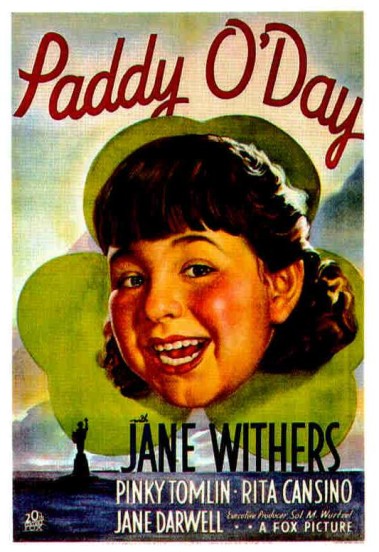 Paddy ODay (1936) Lewis Seiler, Jane Withers, Pinky Tomlin, Rita Hayworth