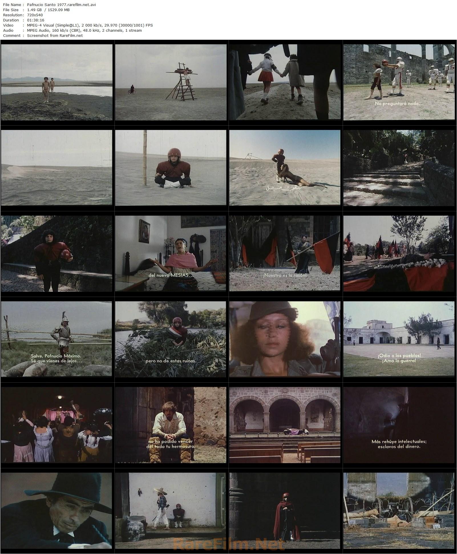 Holy Pafnucio / Pafnucio Santo (1977) Rafael Corkidi, Juan Barrón, Pablo Corkidi, Susana Kamini-poster