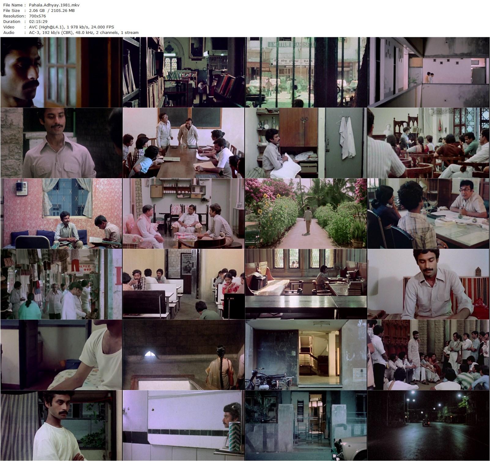 The First Chapter AKA Pehla Adhyay (1981) Vishnu Mathur, Madan Jain, Dinesh Shakul-poster