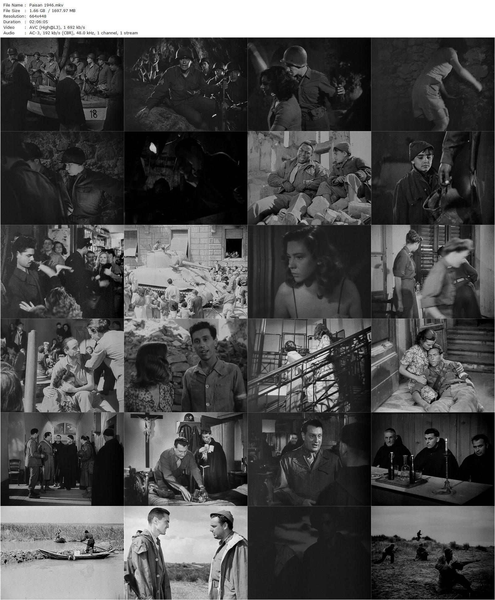 Paisan AKA Paisà (1946) Roberto Rossellini, Carmela Sazio, Gar Moore, William Tubbs-poster