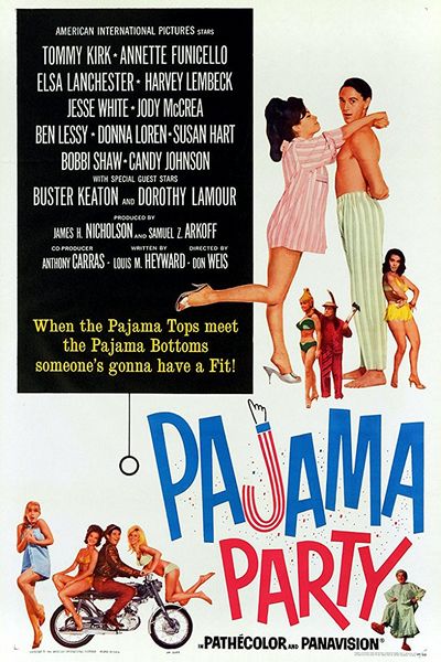 Pajama Party (1964) Don Weis, Tommy Kirk, Annette Funicello, Elsa Lanchester