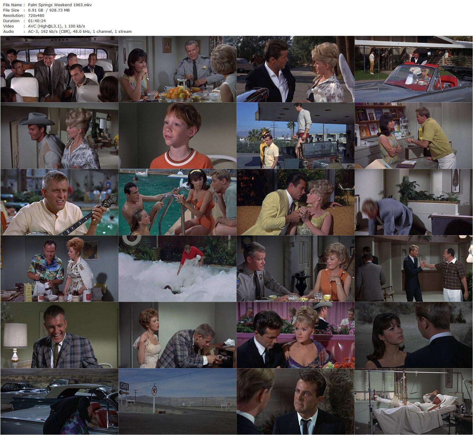 Palm Springs Weekend (1963) Norman Taurog, Troy Donahue, Connie Stevens, Ty Hardin-poster