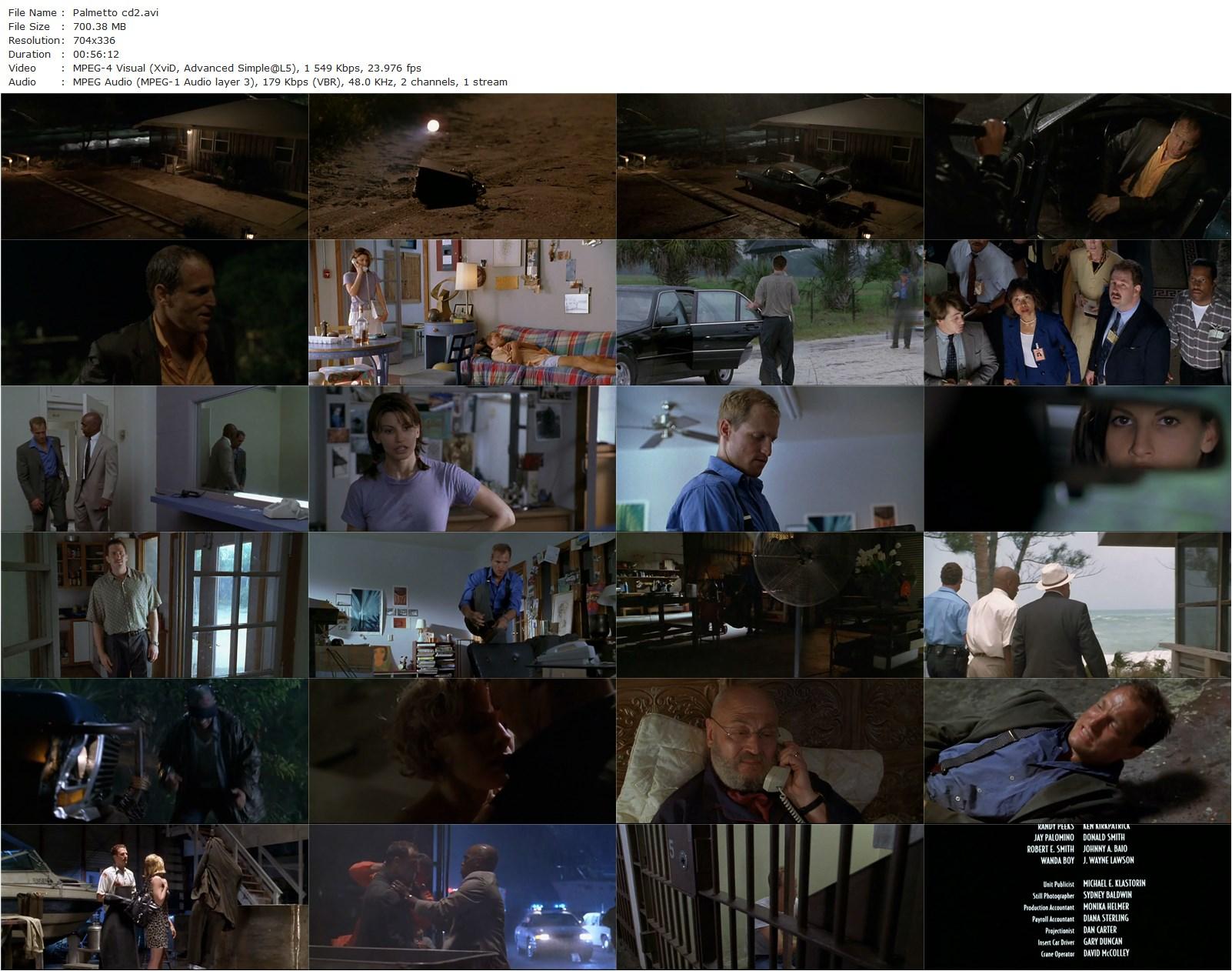 Palmetto (1998) Volker Schlöndorff, Woody Harrelson, Elisabeth Shue, Gina Gershon-poster