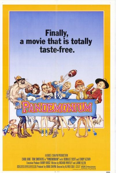 Pandemonium (1982) Alfred Sole, Tom Smothers, Carol Kane, Tammy Alverson