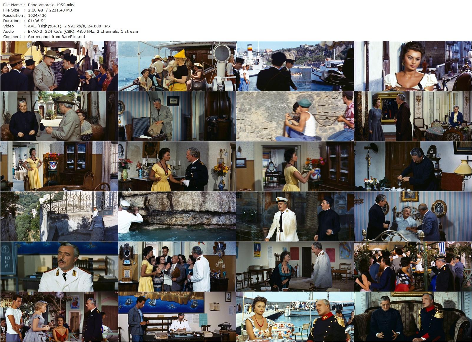 Scandal in Sorrento / Pane, amore e… (1955) Dino Risi, Vittorio De Sica, Sophia Loren, Lea Padovani-poster