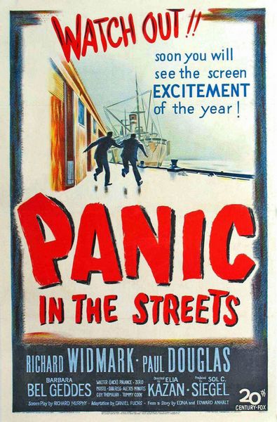 Panic in the Streets (1950) Elia Kazan, Richard Widmark, Paul Douglas, Barbara Bel Geddes