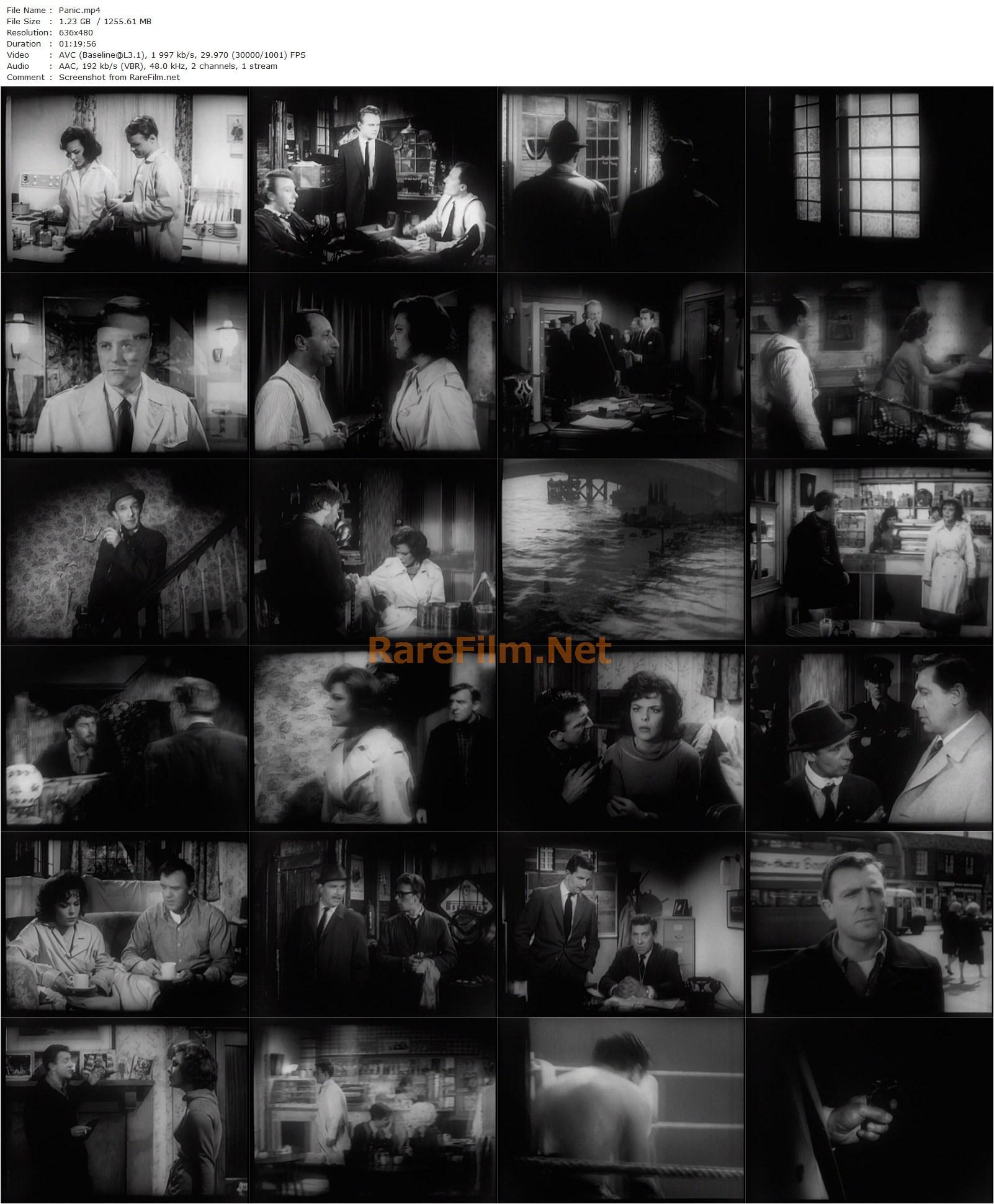Panic (1963) John Gilling, Janine Gray, Glyn Houston, Dyson Lovell-poster