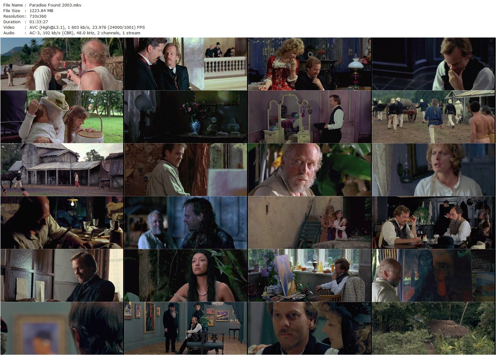 Paradise Found (2003) Mario Andreacchio, Kiefer Sutherland, Nastassja Kinski, Alun Armstrong-poster