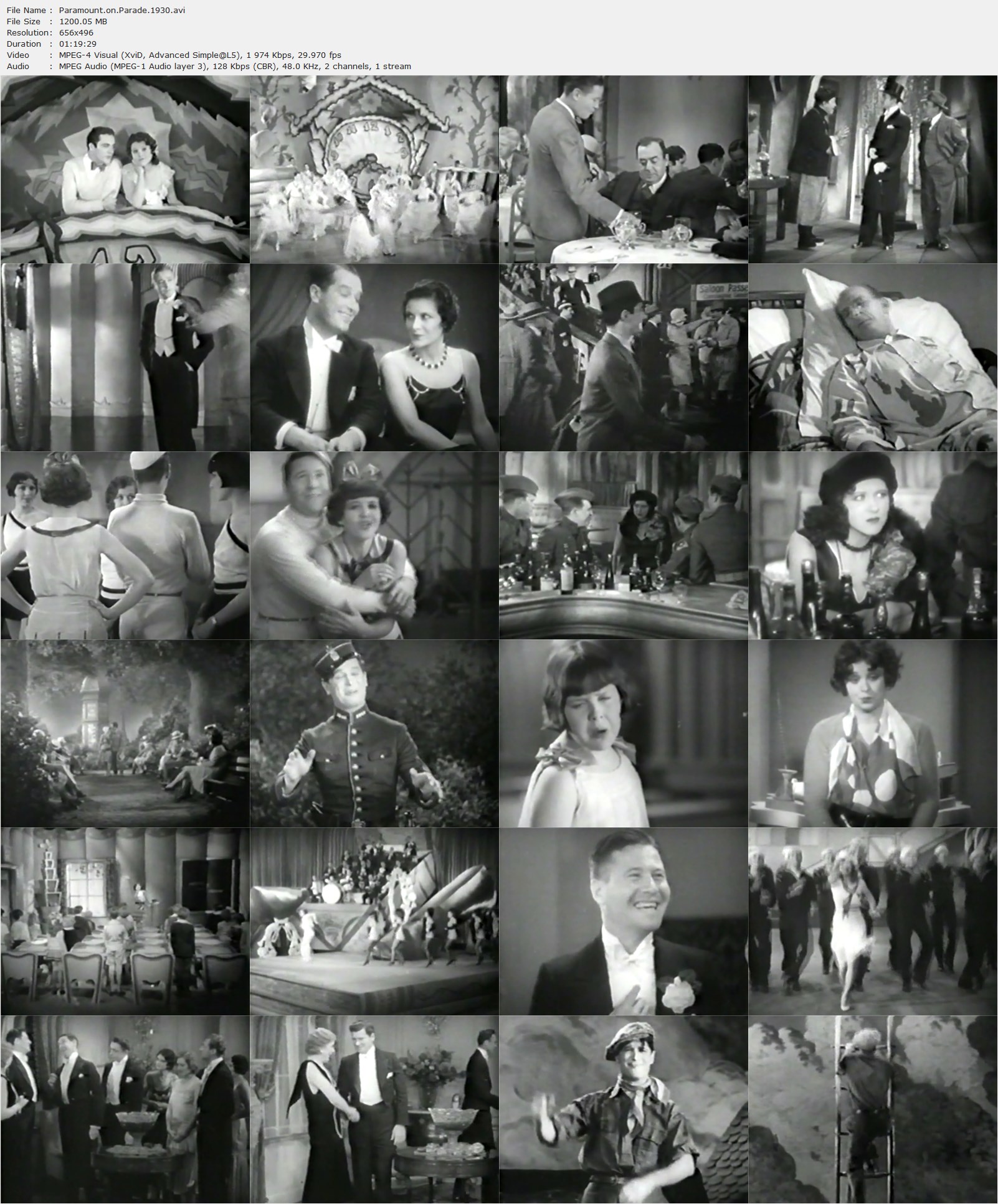 Paramount on Parade (1930) Dorothy Arzner, Otto Brower, Jean Arthur, Clara Bow, Maurice Chevalier-poster