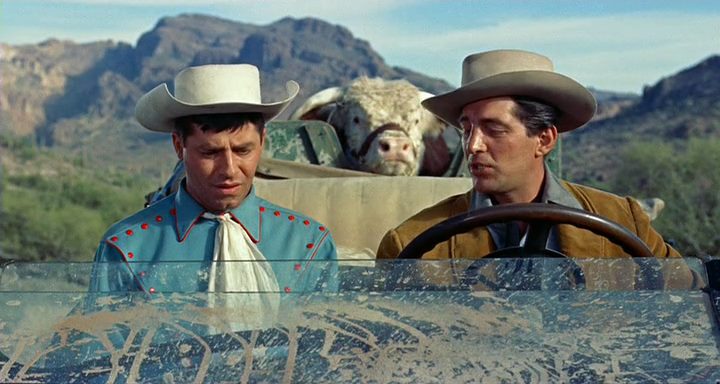 Pardners (1956) Norman Taurog, Dean Martin, Jerry Lewis, Lori Nelson, Comedy, Romance, Western-poster