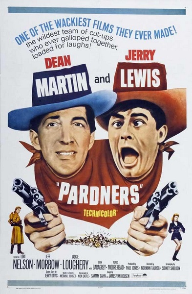 Pardners (1956) Norman Taurog, Dean Martin, Jerry Lewis, Lori Nelson, Comedy, Romance, Western