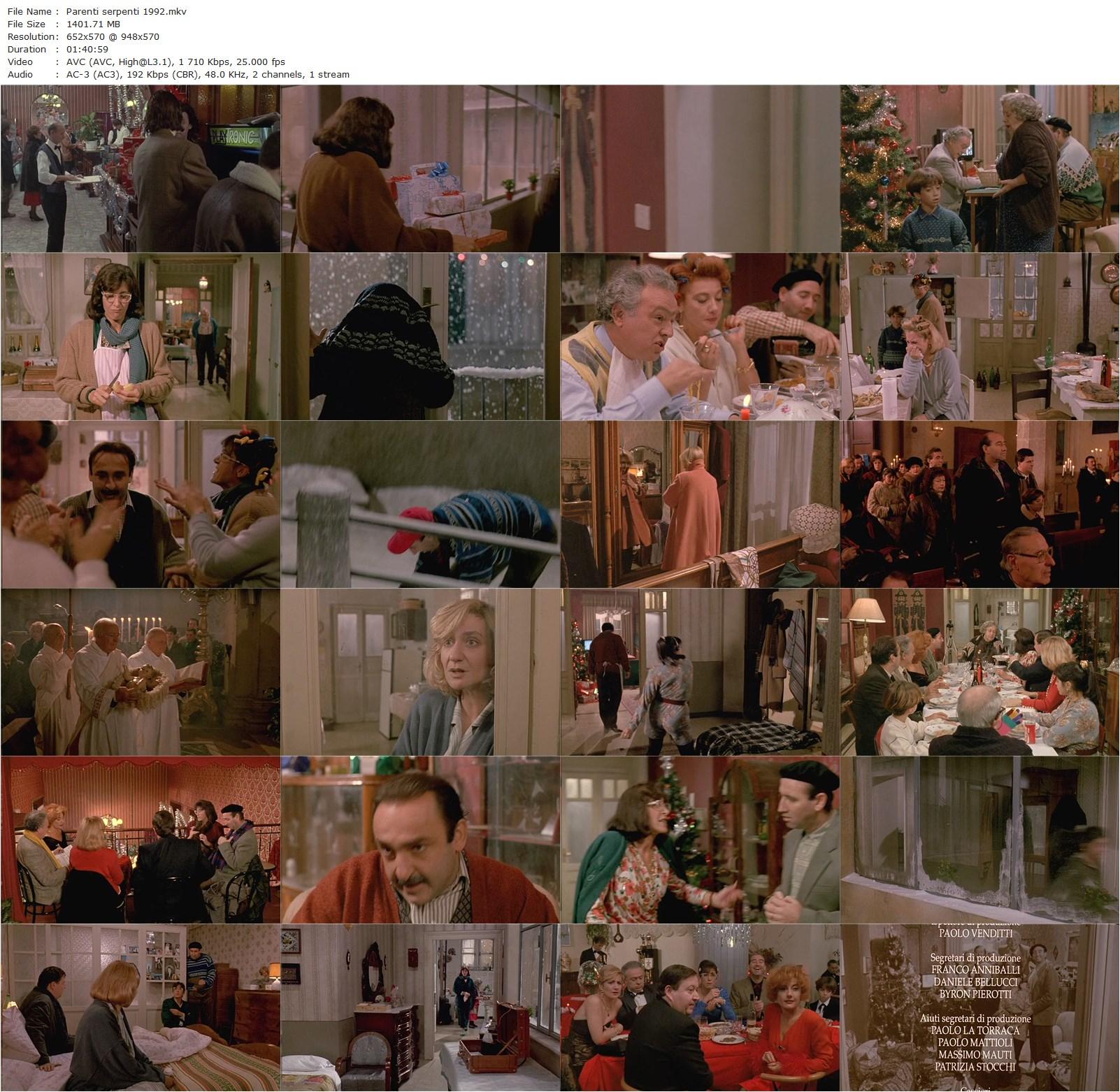 Dearest Relatives, Poisonous Relations (1992) Mario Monicelli, Tommaso Bianco, Renato Cecchetto, Marina Confalone-poster