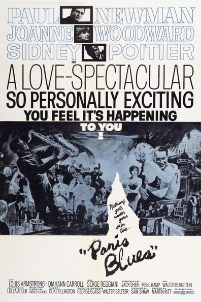 Paris Blues (1961) Martin Ritt, Paul Newman, Joanne Woodward, Sidney Poitier, Drama, Music, Romance