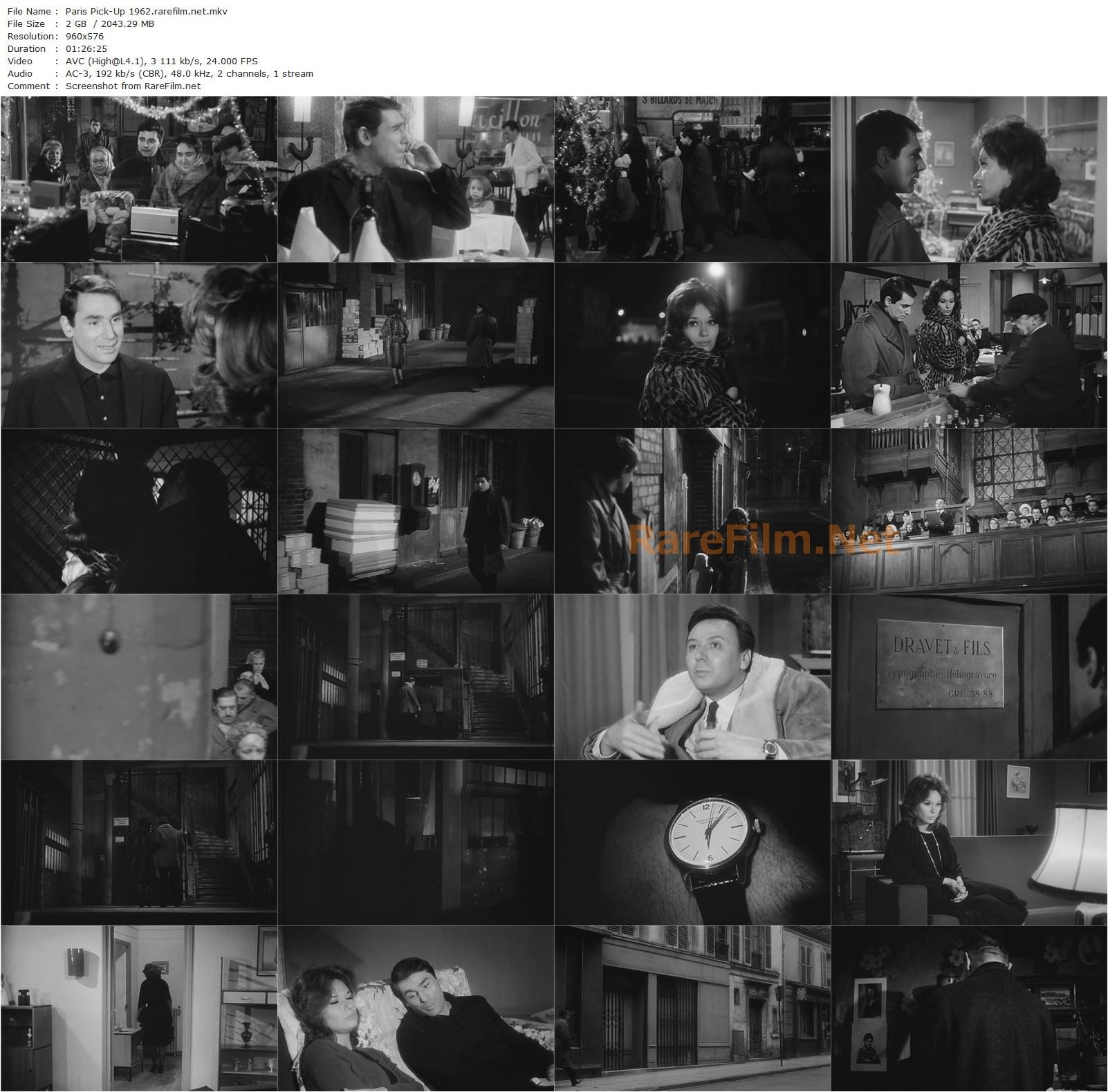 Paris Pick-Up / Le monte-charge (1962) Marcel Bluwal, Robert Hossein, Lea Massari, Robert Dalban-poster