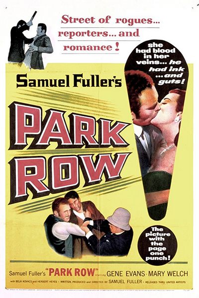 Park Row (1952) Samuel Fuller, Gene Evans, Mary Welch, Bela Kovacs, Drama, Thriller