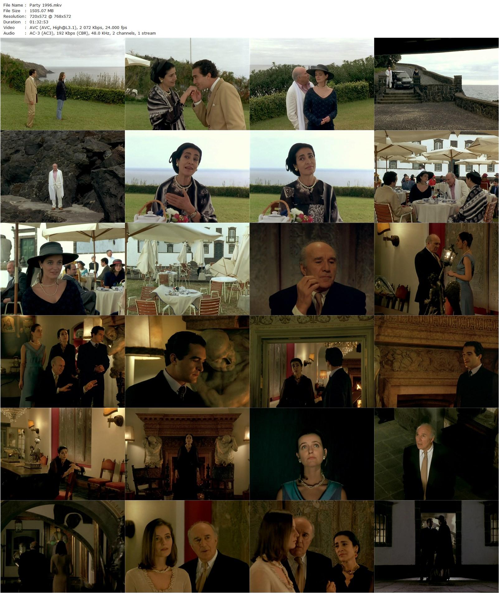 Party (1996) Manoel de Oliveira, Michel Piccoli, Irene Papas, Leonor Silveira-poster